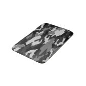 Gray Camouflage Bath Mat (Gekanteld)