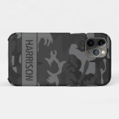 Gray Camouflage Case-Mate iPhone Case (Achterkant (horizontaal))