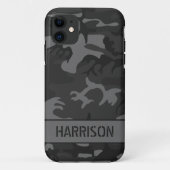 Gray Camouflage Case-Mate iPhone Case (Achterkant)