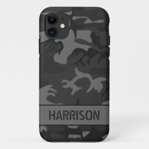 Gray Camouflage iPhone 11 Hoesje