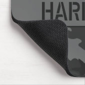 Gray Camouflage Monogrammed Muismat (Hoek)