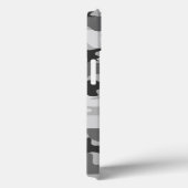 Gray Camouflage Naam gepersonaliseerd Case-Mate iPhone Case (Achterkant / Rechts)