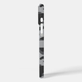 Gray Camouflage Personalized Case-Mate iPhone Case (Achterkant / Links)