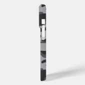 Gray Camouflage Personalized Case-Mate iPhone Case (Achterkant / Links)