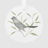 Gray Catbird Ornament (achterkant)