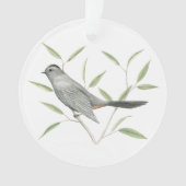 Gray Catbird Ornament (voorkant)