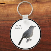 Gray Catbird Sleutelhanger (Voorkant)
