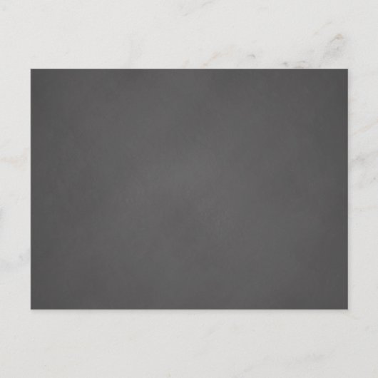 Gray Chalkboard Background Black Chalk Board Briefkaart (Voorkant)