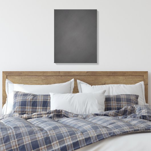 Gray Chalkboard Background Black Chalk Board Canvas Afdruk (Insitu (Slaapkamer))