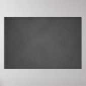 Gray Chalkboard Background Black Chalk Board Poster (Voorkant)