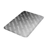 Gray (changeable color) Ombre & Text Pattern Badmat (Gekanteld)