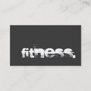 Gray Charm Personal Trainer Fitness Visitekaartje