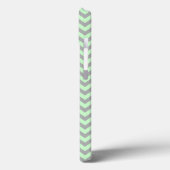 Gray Chevron Case-Mate iPhone Case (Achterkant / Links)