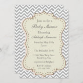 Gray Chevron Kaart (Voorkant / Achterkant)