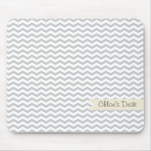 Gray Chevron Muismat