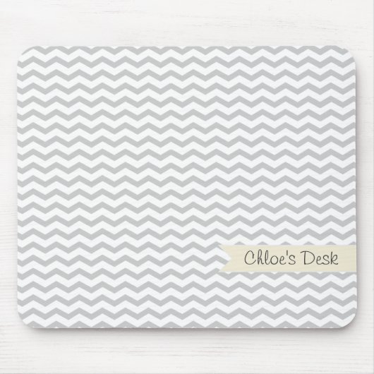 Gray Chevron Muismat (Voorkant)