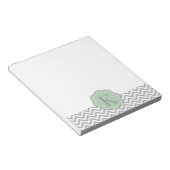 Gray Chevron Notitieblok (Schuin)