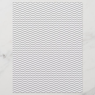 Gray Chevron/Zig Zag Scrapbook Paper