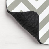 Gray Chevrons Zig Zag Pattern Muismat (Hoek)
