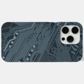 Gray Circuit Board Case-Mate iPhone Case (Achterkant (horizontaal))