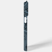 Gray Circuit Board Case-Mate iPhone Case (Achterkant / Rechts)