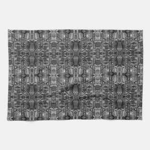 Gray City Pattern Kitchen Towel Theedoek