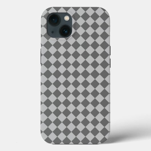 Gray Combination Diamond Pattern van Shirley Taylo Case-Mate iPhone Case (Achterkant)