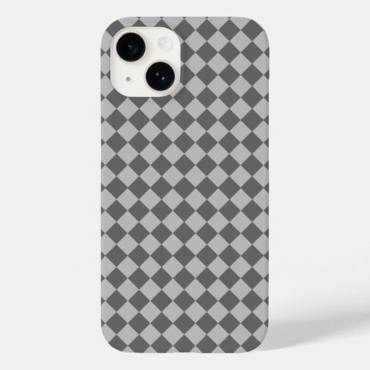 Gray Combination Diamond Pattern van Shirley Taylo Case-Mate iPhone Case (Achterkant)