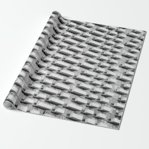 GRAY CONCRETE BOUW CADEAUPAPIER
