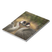 Gray Crowned Crane Notitieblok (Gedraaid)