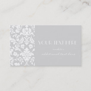 Gray Damask Visitekaartje