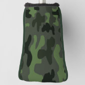 Gray dark green camouflage nr. 14 print golfheadcover (Draai 90)