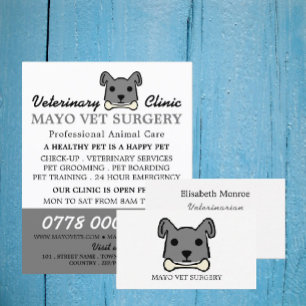Gray Dog, Veterinarian Service Visitekaartje
