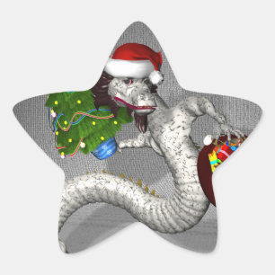 Gray Dragon Ster Sticker