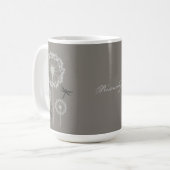 Gray Dragonflies Coffee Mug (Devant gauche)