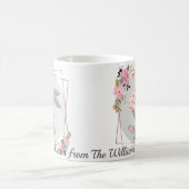 Gray Easter Bunny Personalized Mug (Centre)