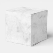 Gray Elegant Marble Wedding Bedankdoosjes (Achterkant)