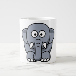 GRAY ELEPHANT JUMBO BEKER