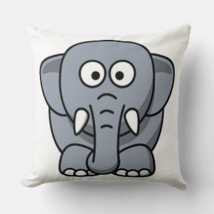 GRAY ELEPHANT KUSSEN