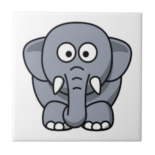GRAY ELEPHANT TEGELTJE (Voorkant)