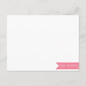 Gray en Blue Chevron Predications & Advice Card Advieskaart (Achterkant)