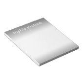 Gray en White Ombre Notitieblok (Schuin)
