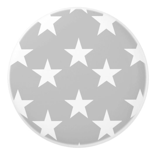 Gray en White Star Pattern Ceramic Knobs Keramische Knop (Voorkant)
