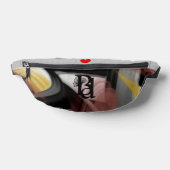 Gray Fanny Pack Trend Abstrait Art Black Powdery (Poser)