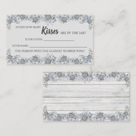 Gray Floral hoeveel Kisses Vrijgezellenfeest heeft Plaatskaartje