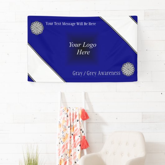 Gray Flower Ribbon door Kenneth Yoncich Spandoek (Insitu)