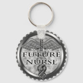 Gray Future Nurse Sleutelhanger (Voorkant)