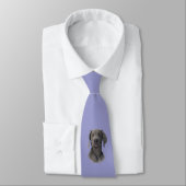 Gray Ghost Weimaraner Necktie Stropdas (Gebonden)