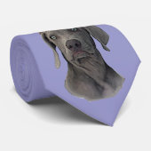 Gray Ghost Weimaraner Necktie Stropdas (Opgerold)