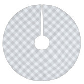 Gray Gingham Kerstboom Rok (Voorkant)